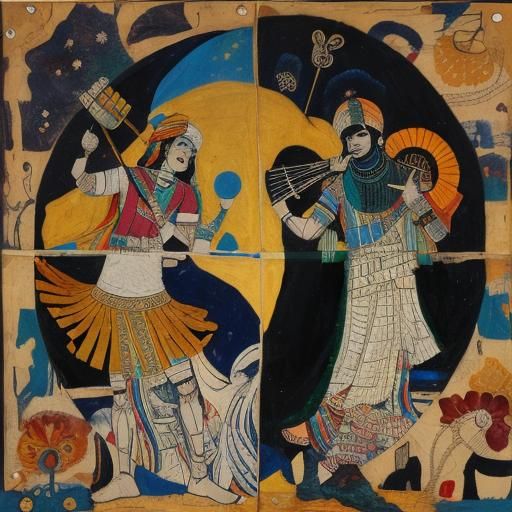 "Indian painting is a complex patchwork of differing styles,...