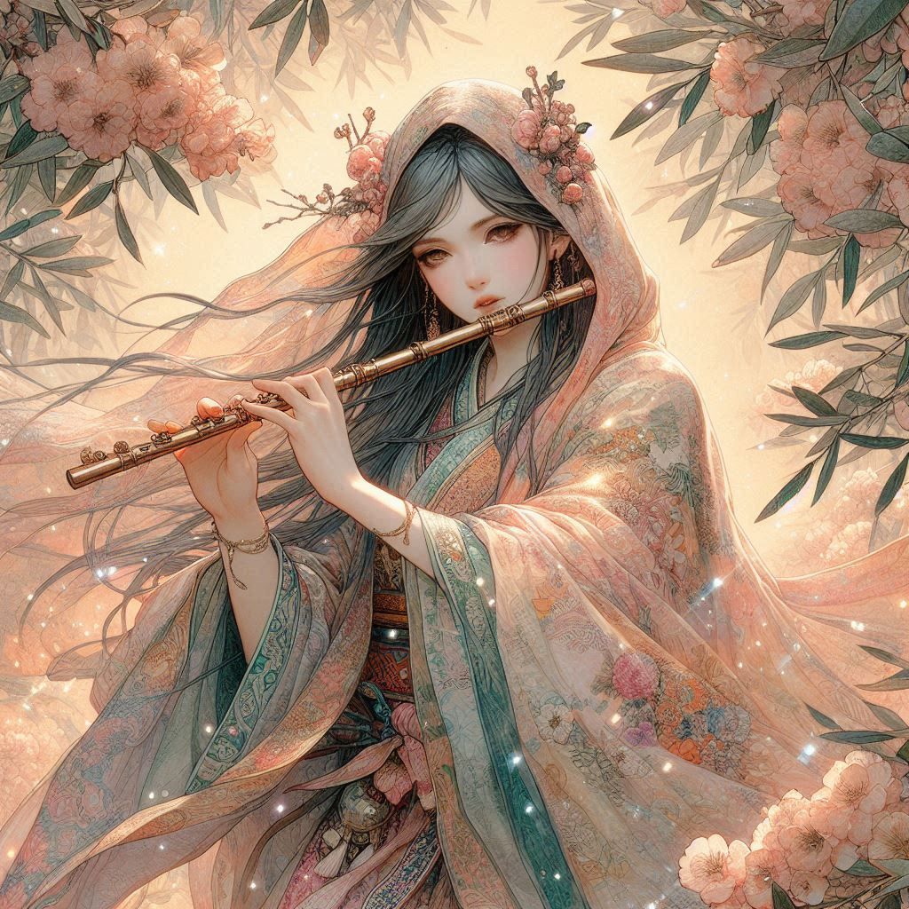 Lonely flute   by @StarlaBlaise