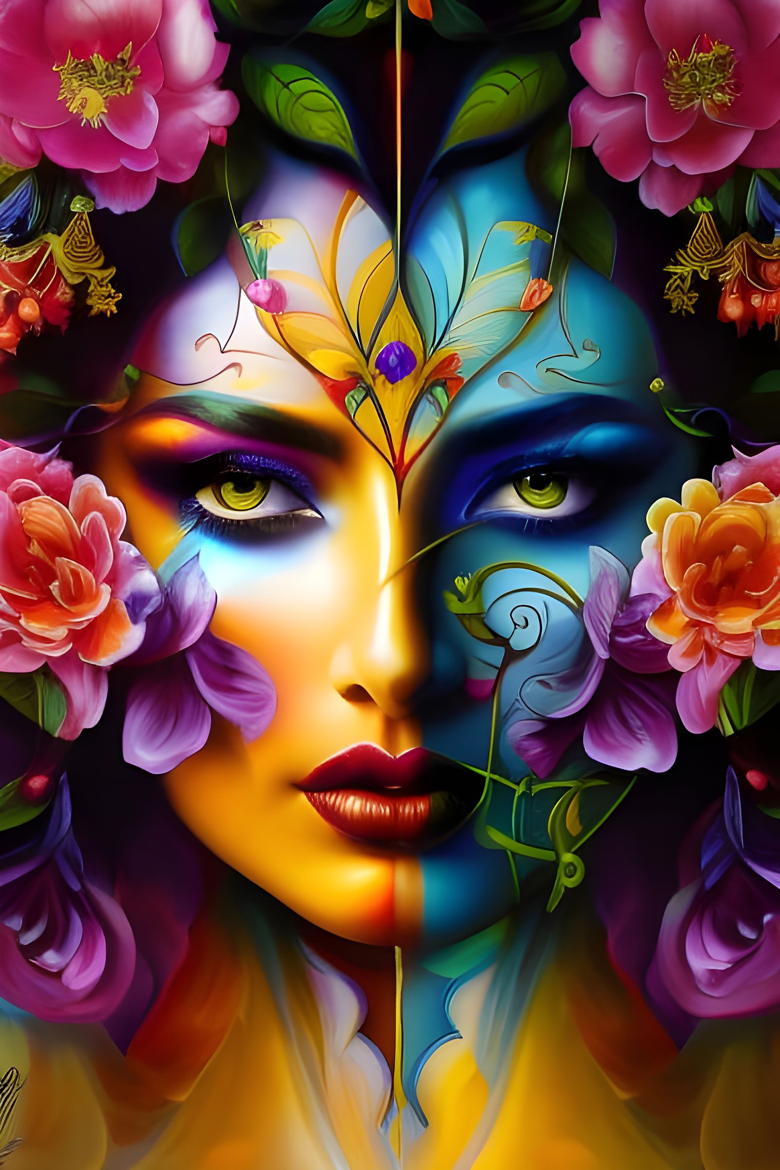 flowerface 24  by @shooflower