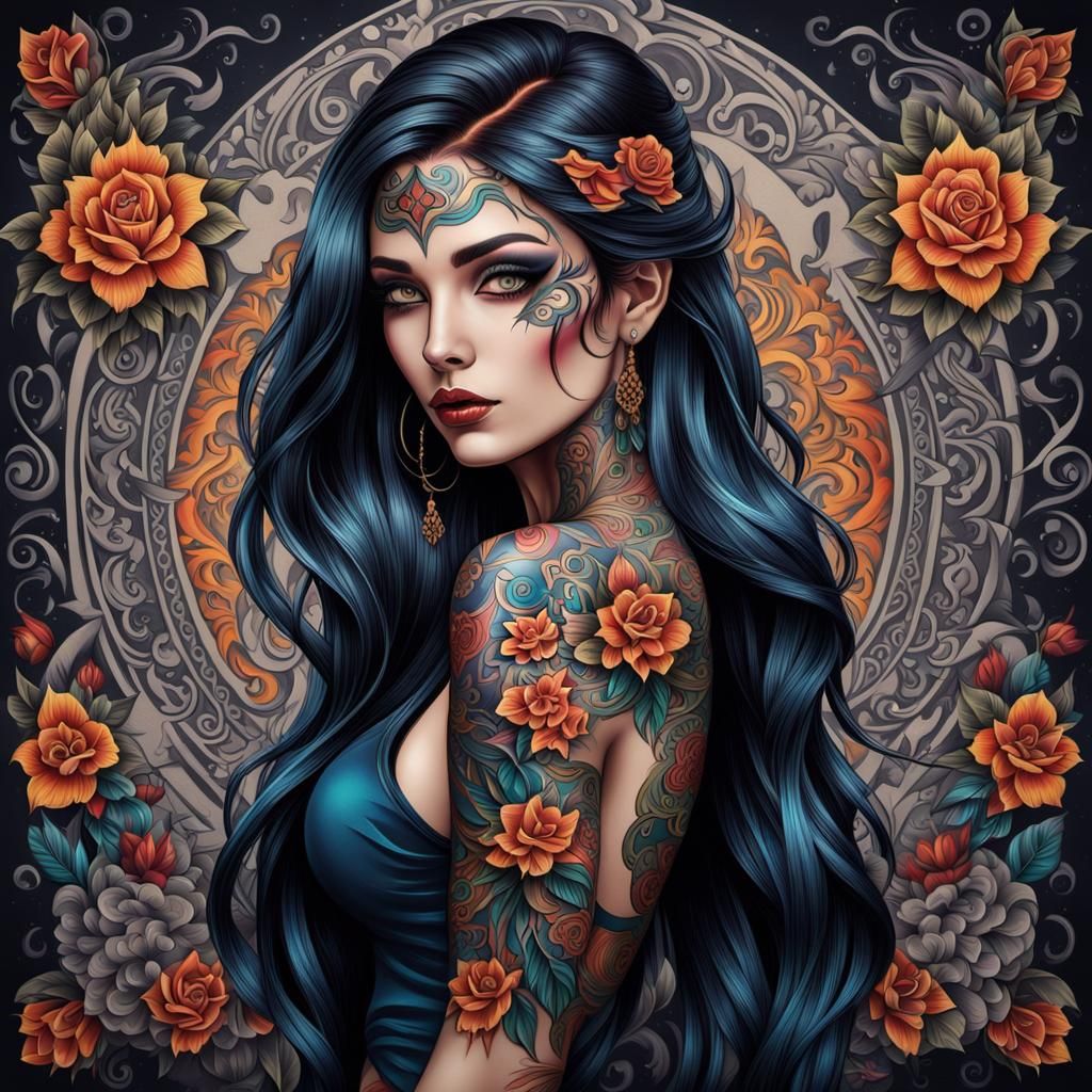 Wearing a Garden  by @Tia