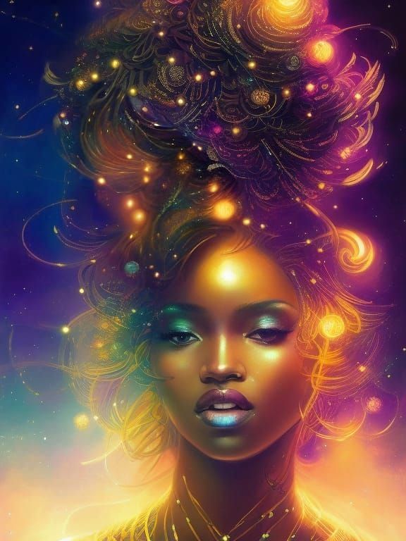 Star Goddess - AI Generated Artwork - NightCafe Creator