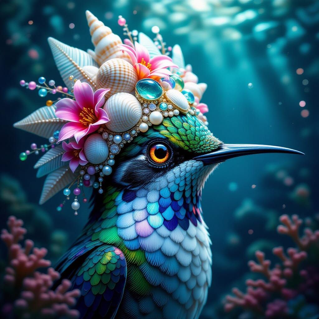 Make the eye bigger and have it reflecting a glowing colorful Ritteri anemones