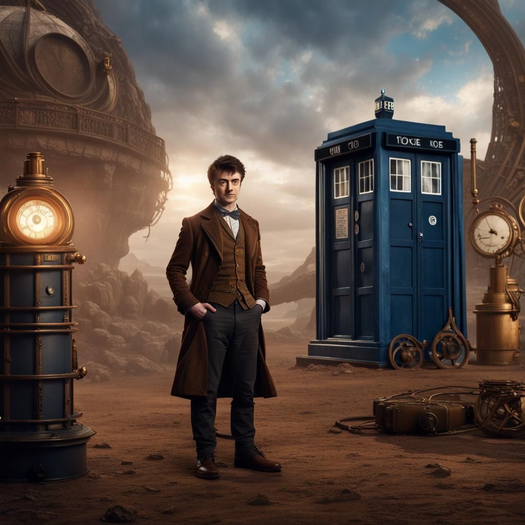 Daniel Radcliffe as the Doctor 231225I AI Generated Artwork