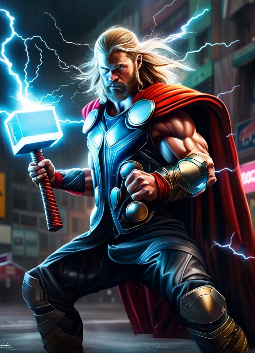 Thor - Ai Generated Artwork - Nightcafe Creator