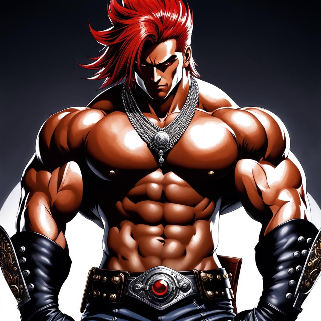 Anime Bodybuilder Man AI Generated Artwork NightCafe Creator