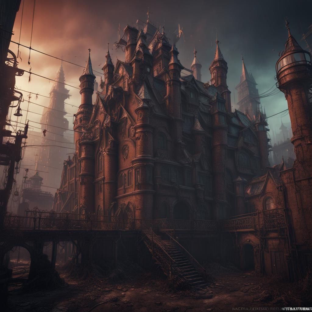 Detailed gothic style building