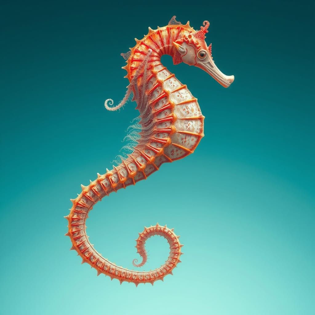 Fractal seahorse