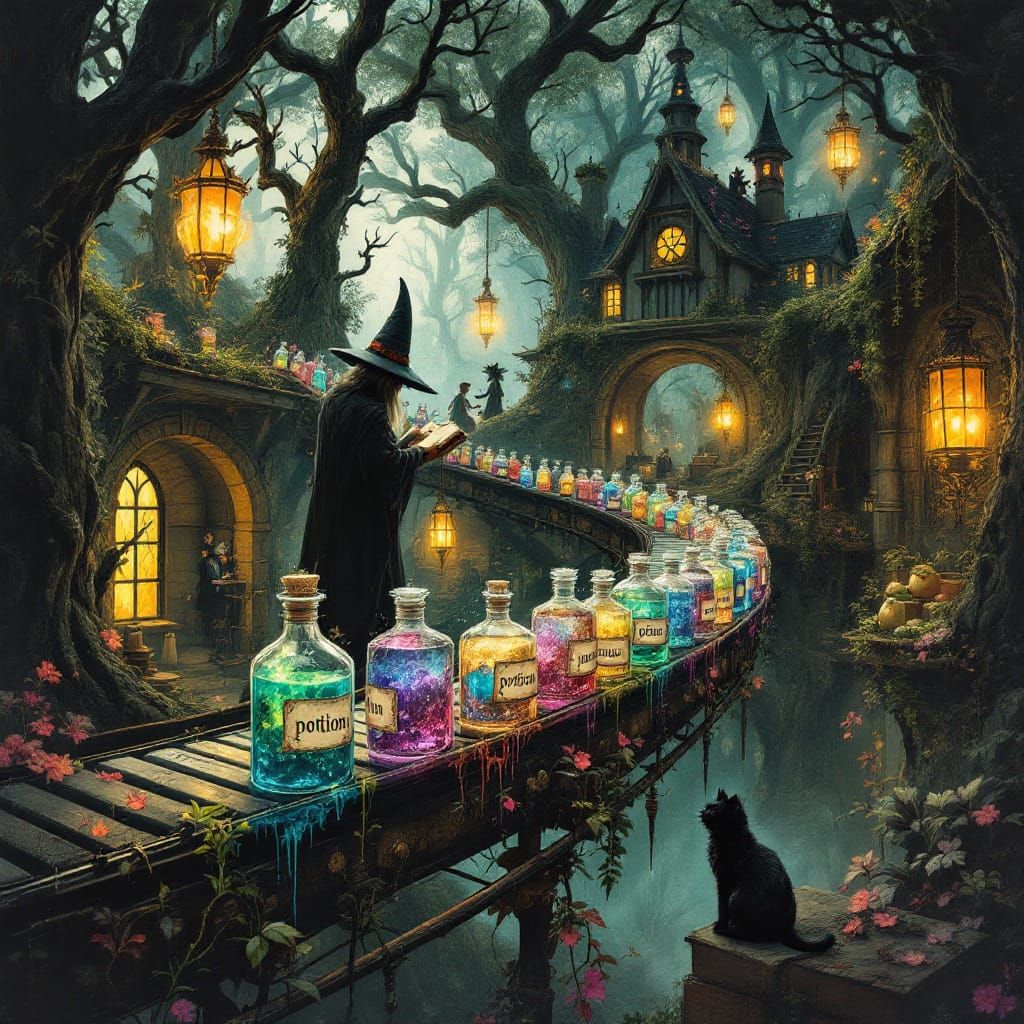 The production line.