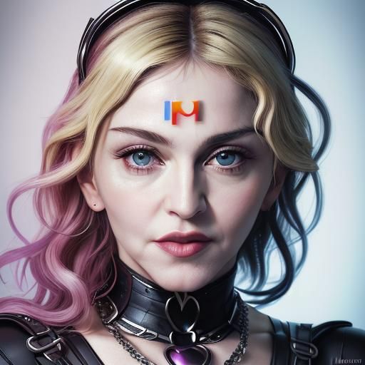 Madonna as Rainbow Noahide Superhero Queen Celebrity - AI Generated ...