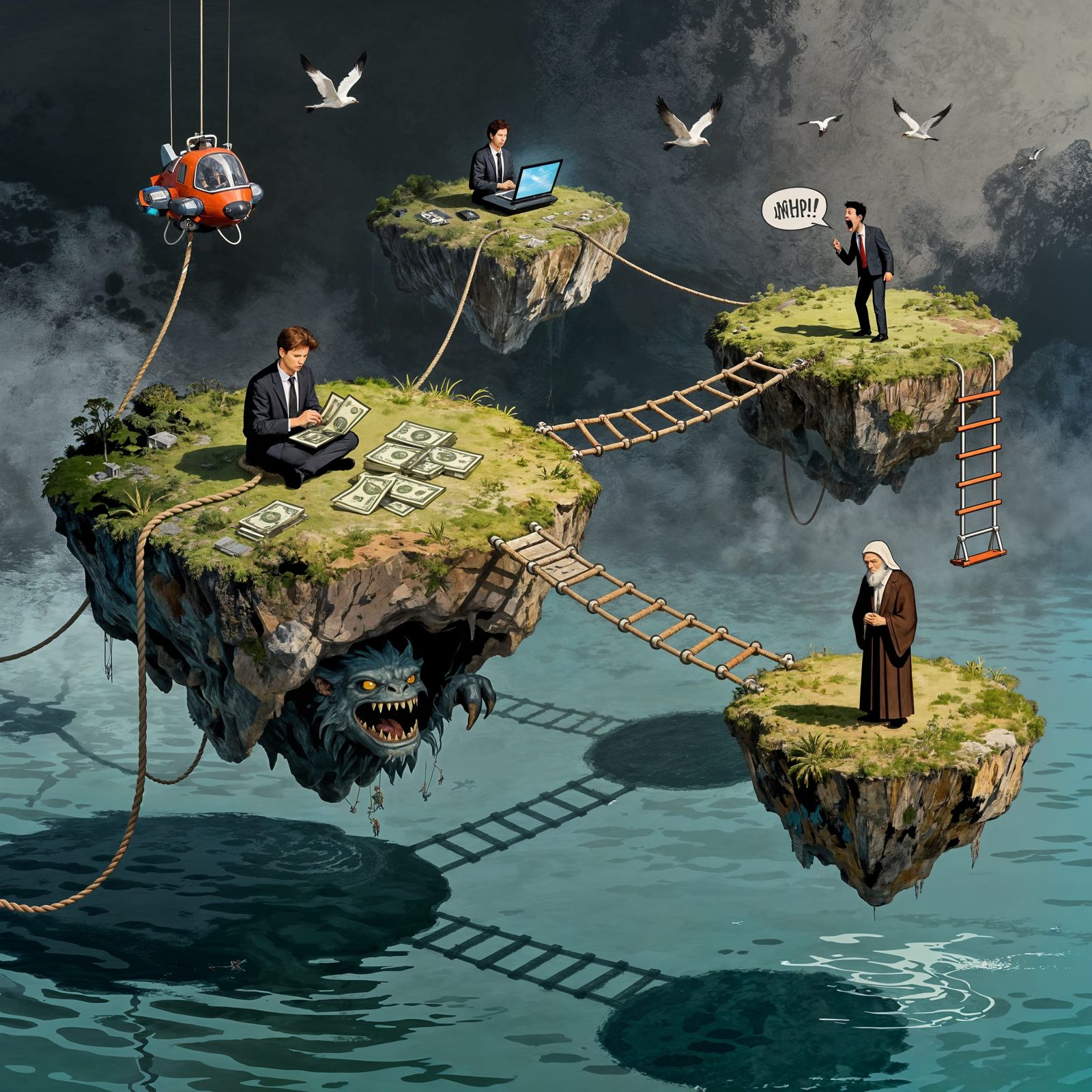 Isolated Islands: Connection and Loneliness in a Symbolic La...