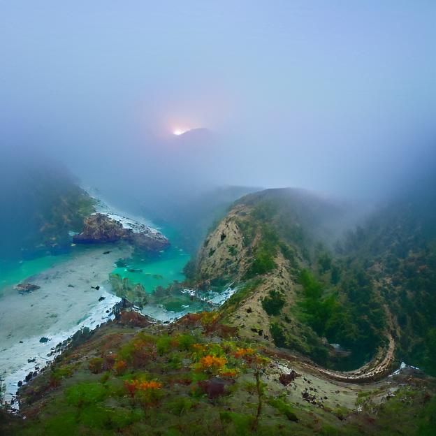 Big Sur in the fog