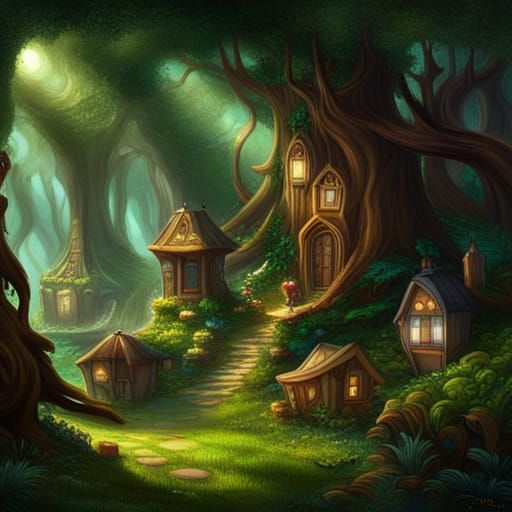I want to live in a enchanted foresta, with dwarfs, unicorna, big breasted women and stuff
Epic, Dramatic, ... false