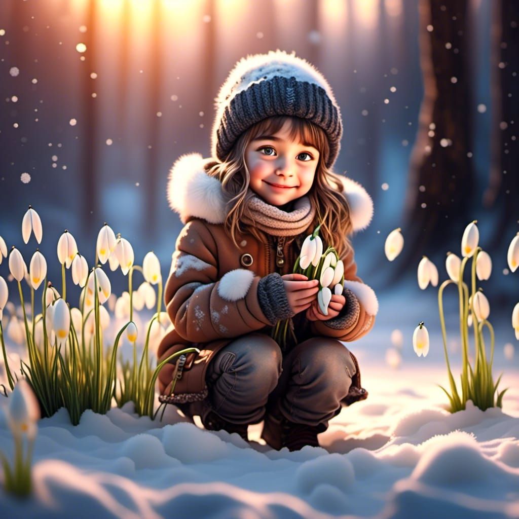 The First Snowdrop of Spring