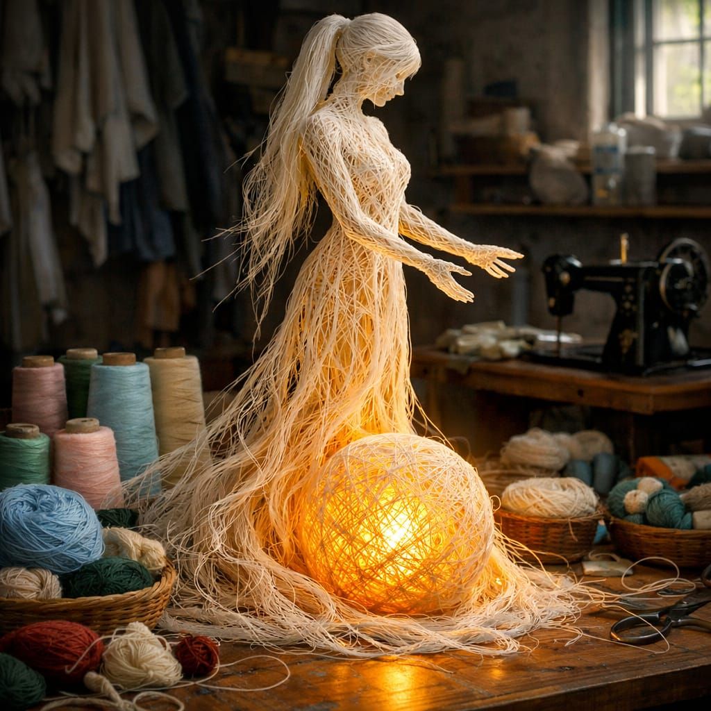 The String Sculpture  by @Pavel