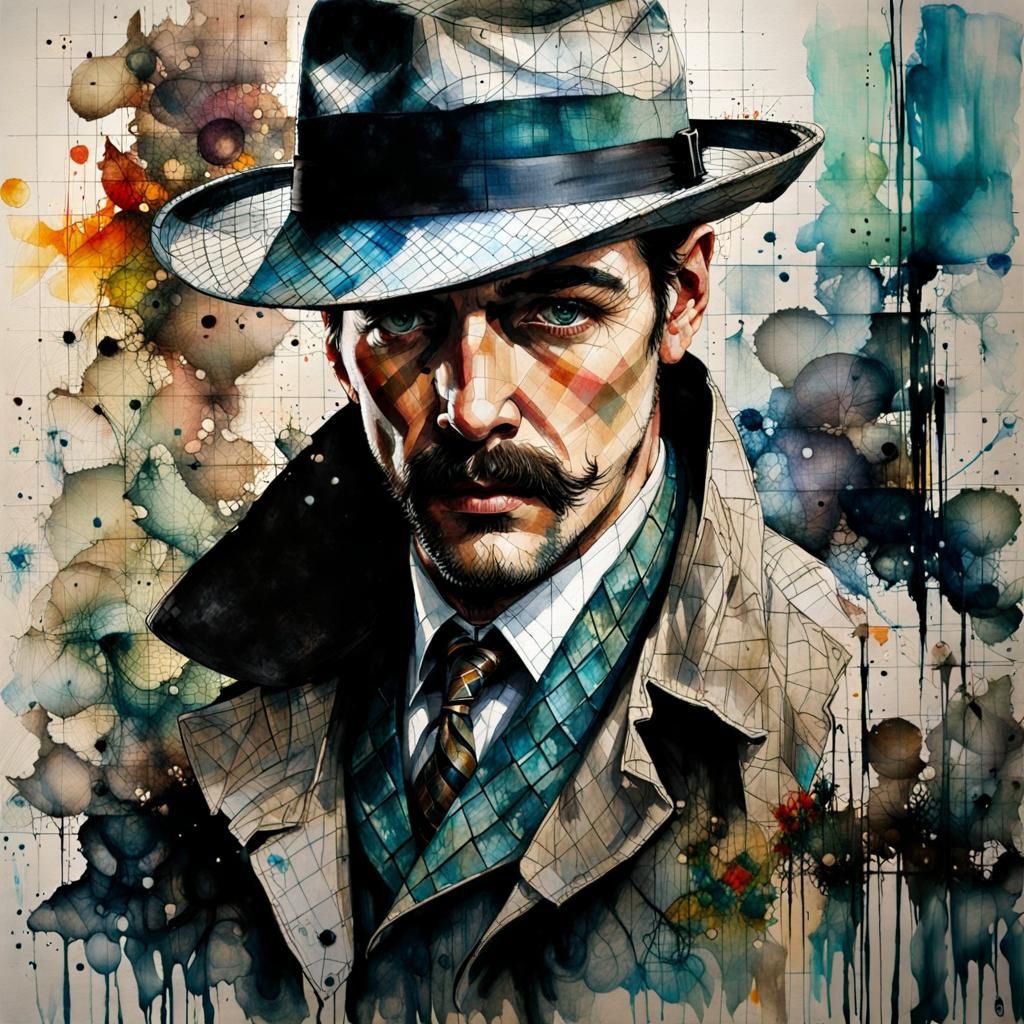 Detective portrait  by @Mellow