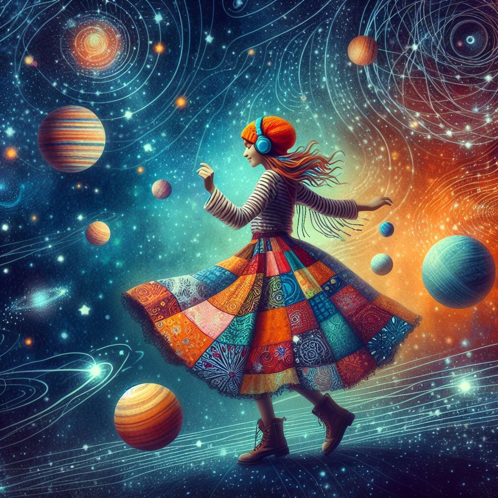 Cosmic Girl - AI Generated Artwork - NightCafe Creator