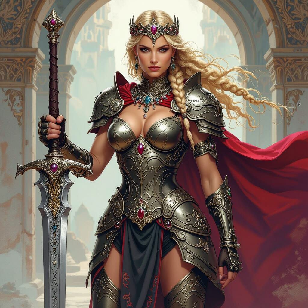 Queen of Baldr Galatic Empire  by @Peter97