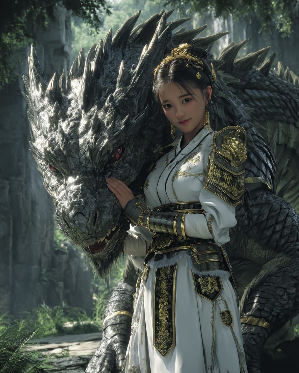 The Princess and Her Guardian Dragon