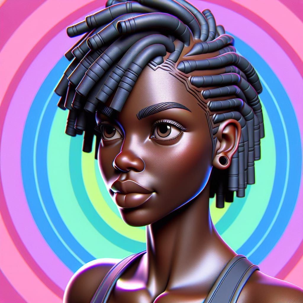 Teenage Abina - warrior princess