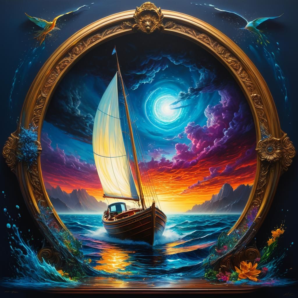 Voyage Through the Celestial Portal  by @Mairi