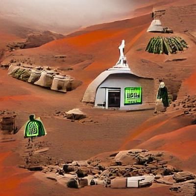 A hemp clothing store on Mars.
