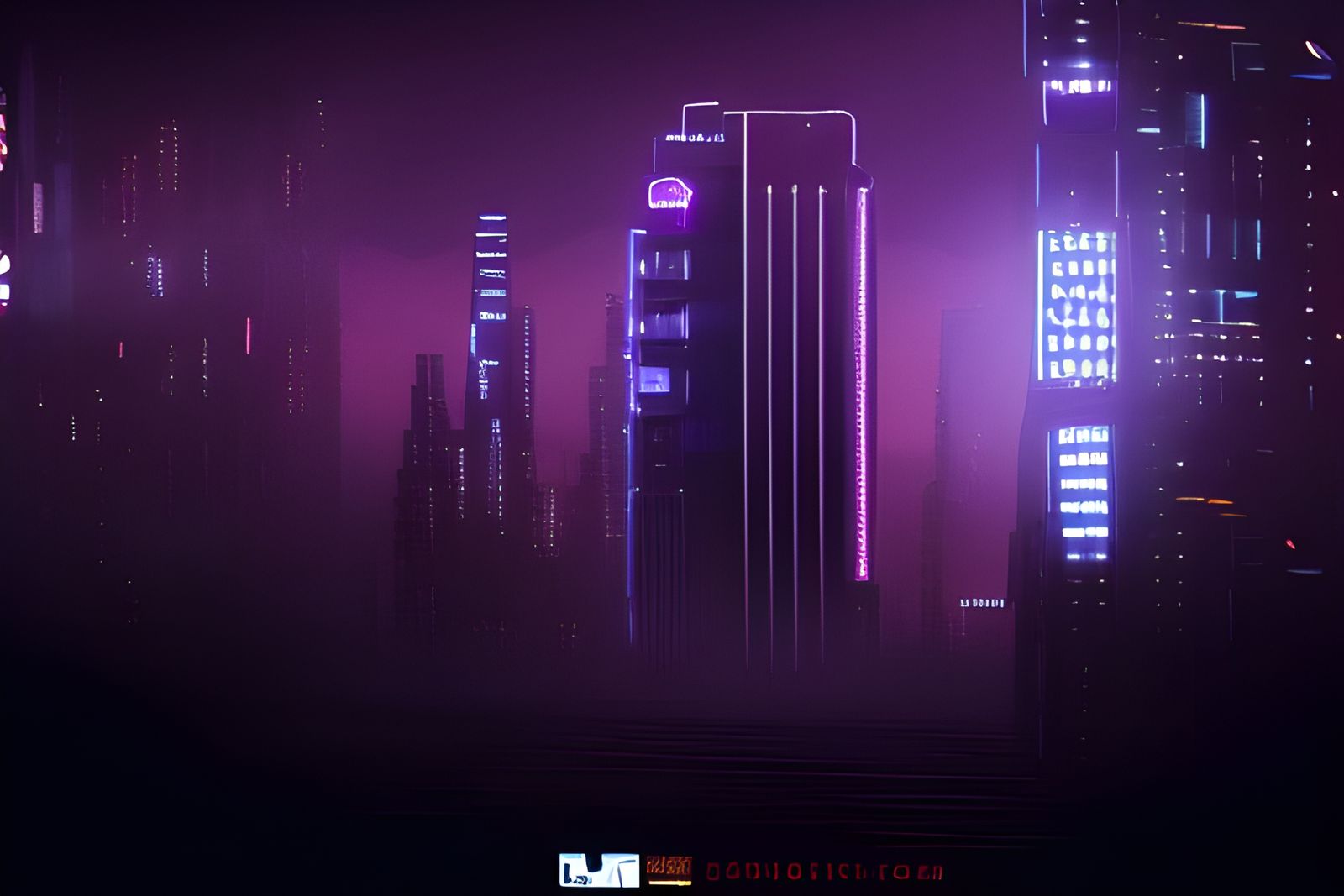 Blade Runner Esque Cityscape