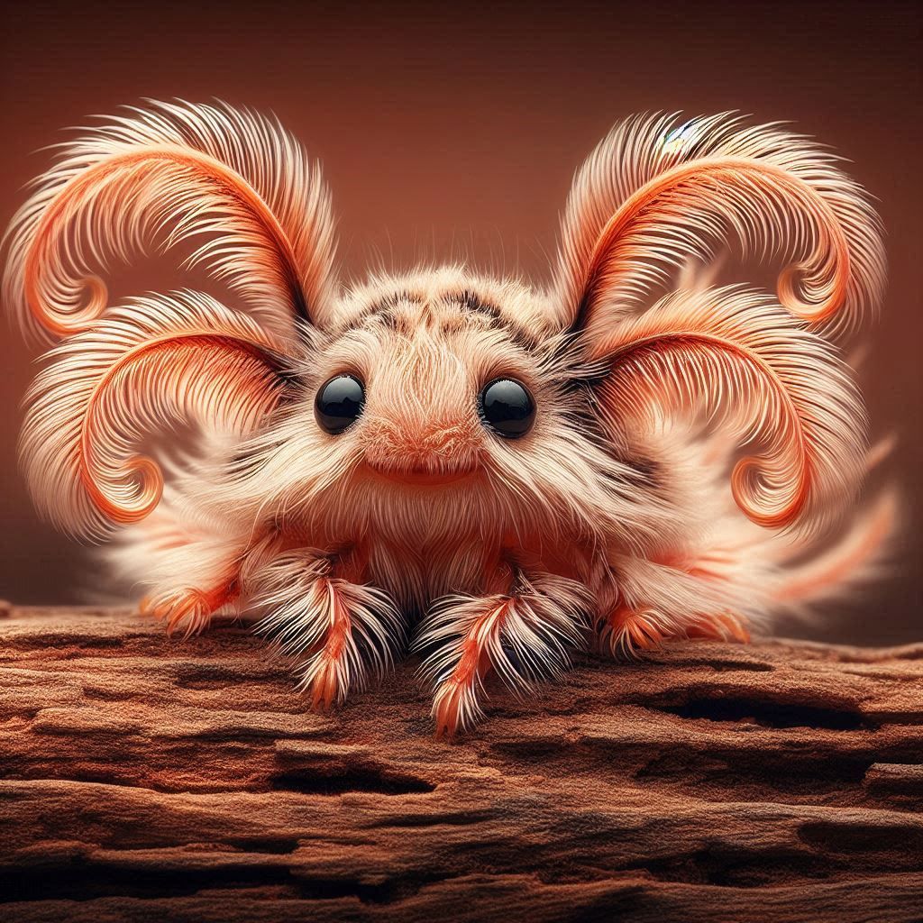 Moth Hamster Hybrid? Dunno but it's cute