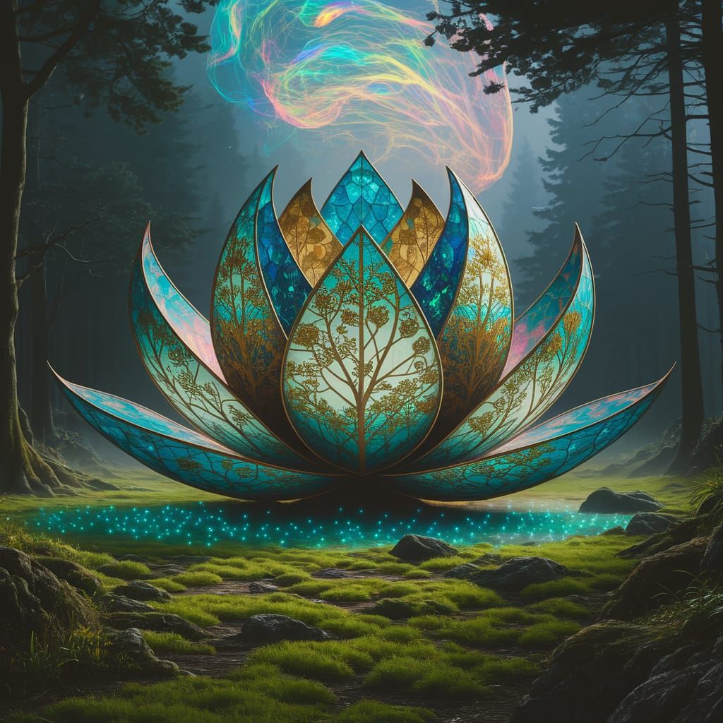 Lotus Flower   by @Alfred Stephens