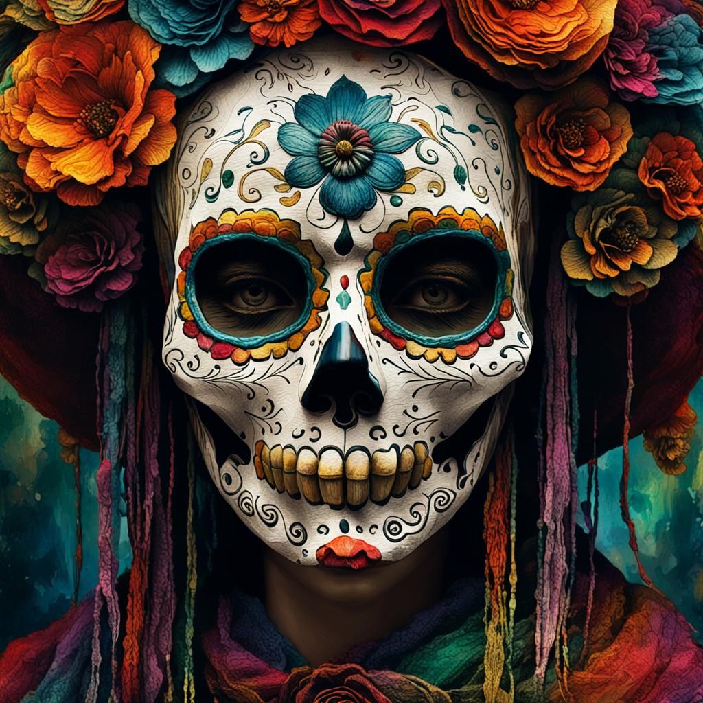 MEXICAN CATRINA MASK