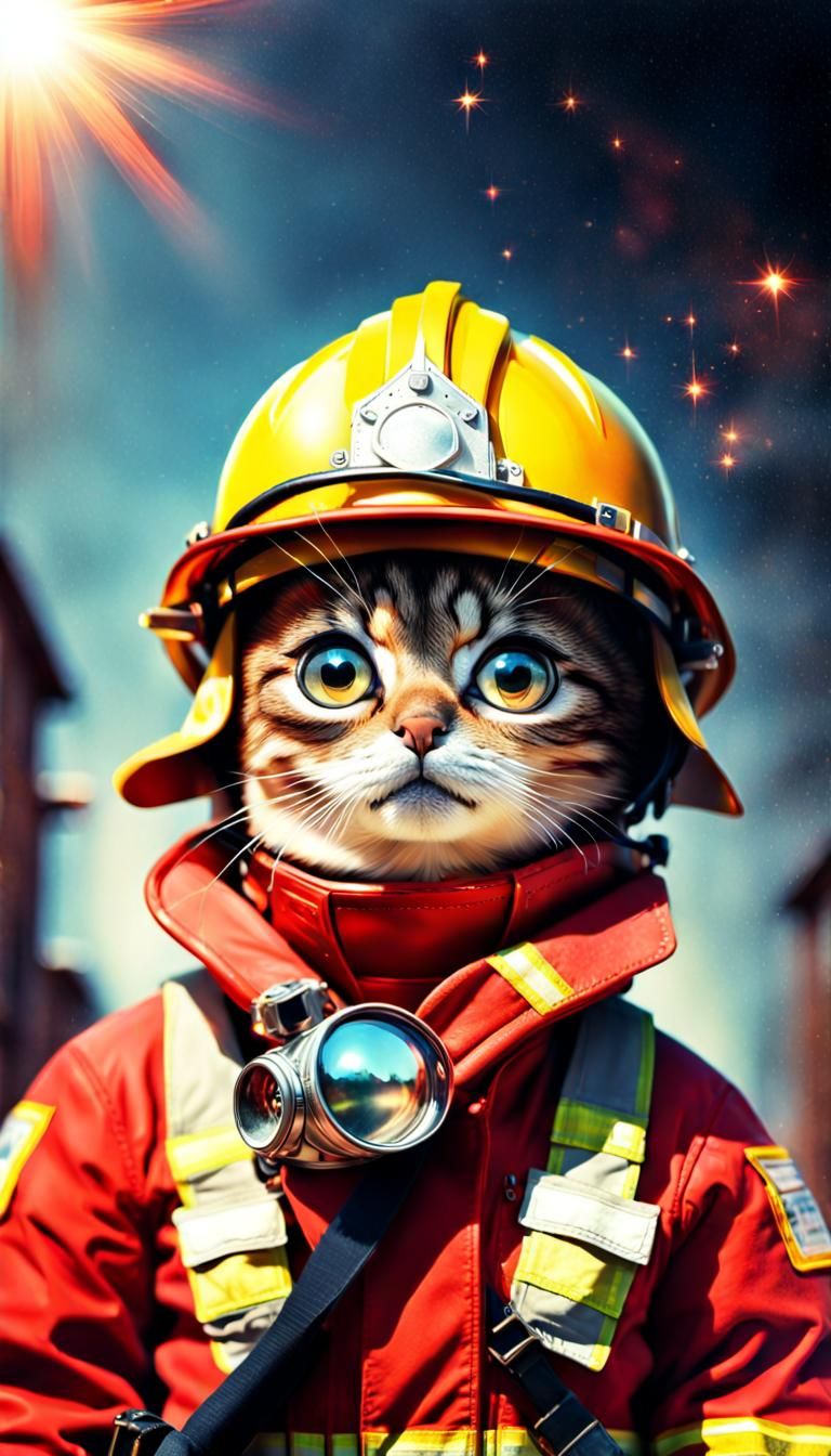Feline Firefighter