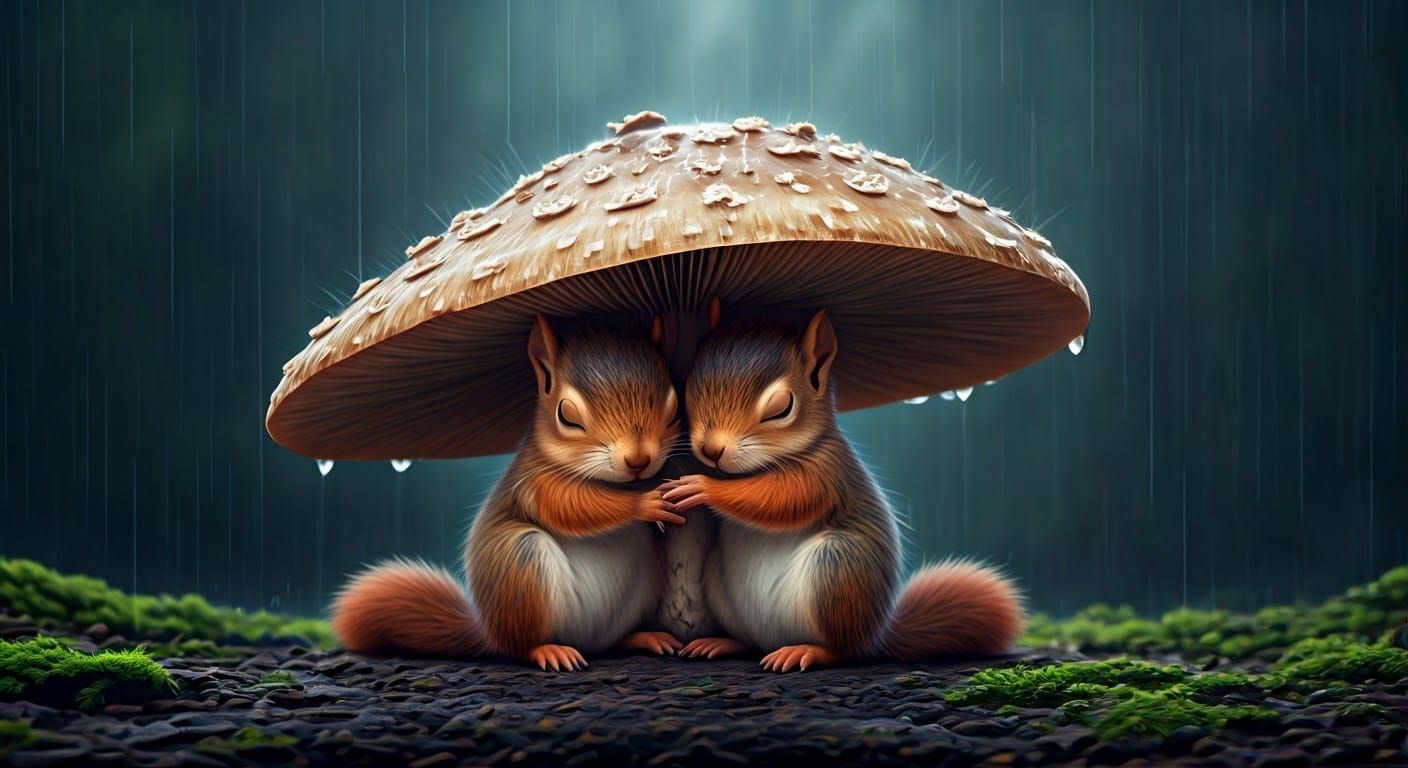 Staying Dry  by @Rotator