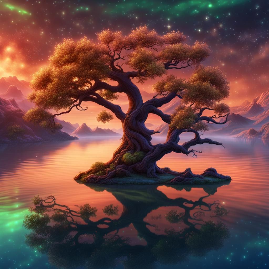 Tree at night 4