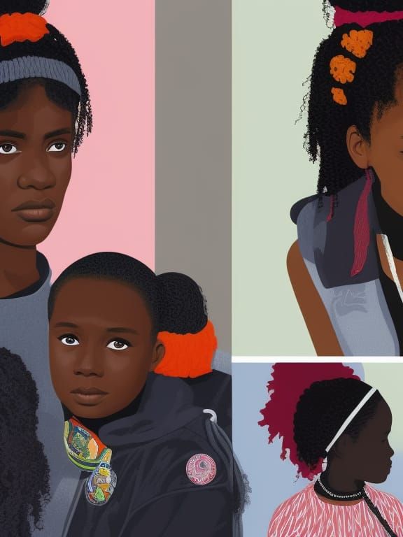 A powerful vector art representation capturing the heartwrenching