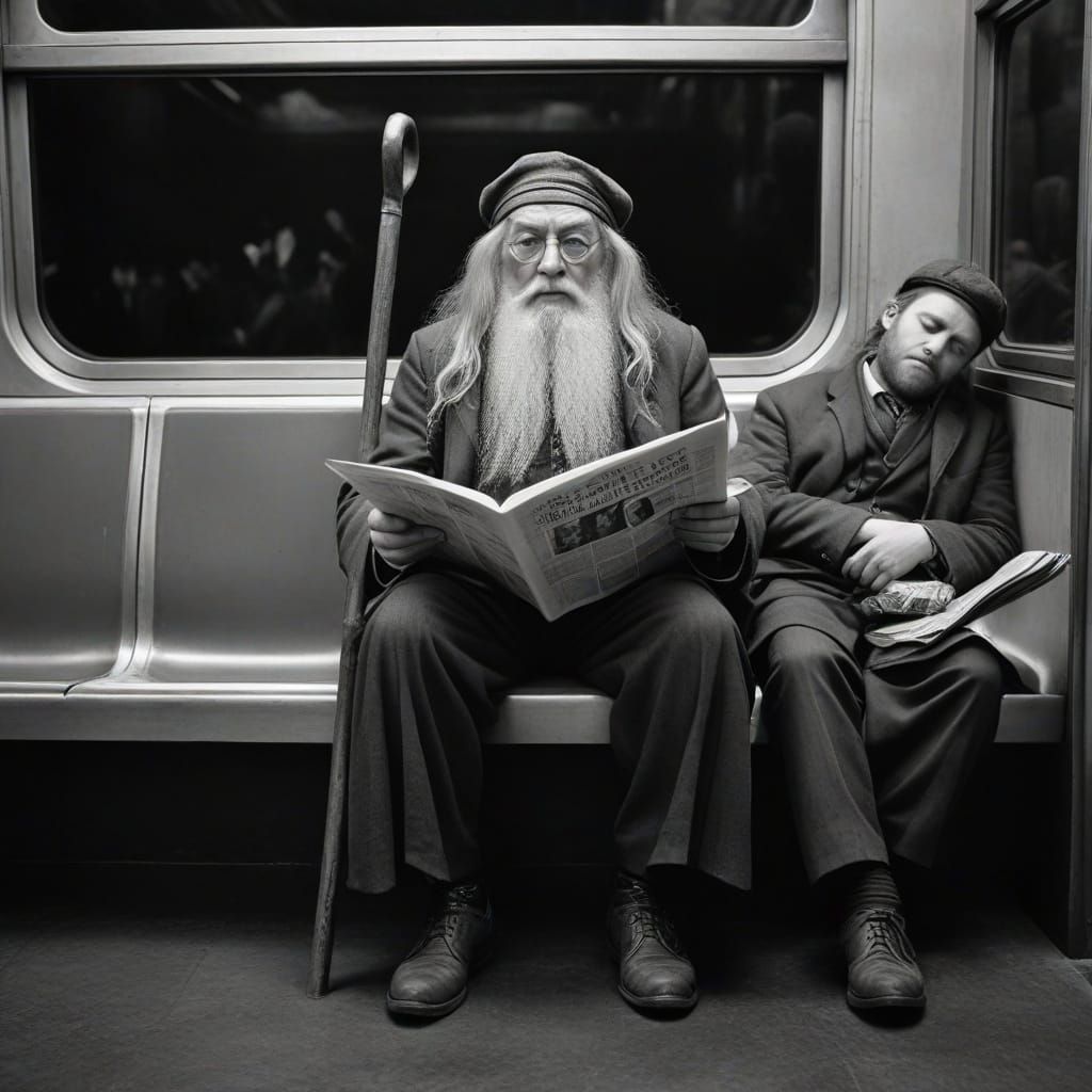 Dumbledore goes to work  by @Jorge