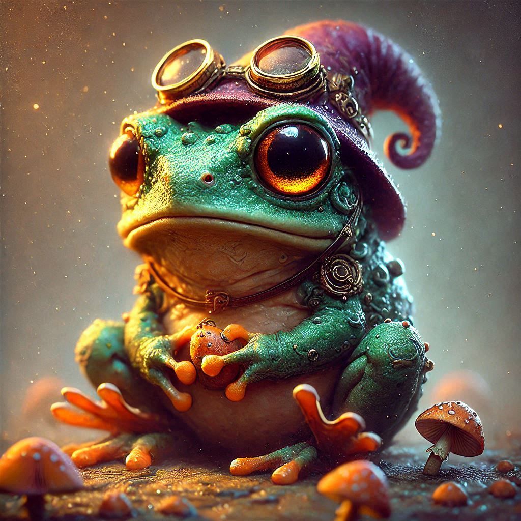 adorable fairy-tale fantasy creature portrait..