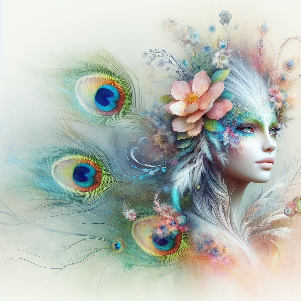 Mythical Being Peacock Series - 23