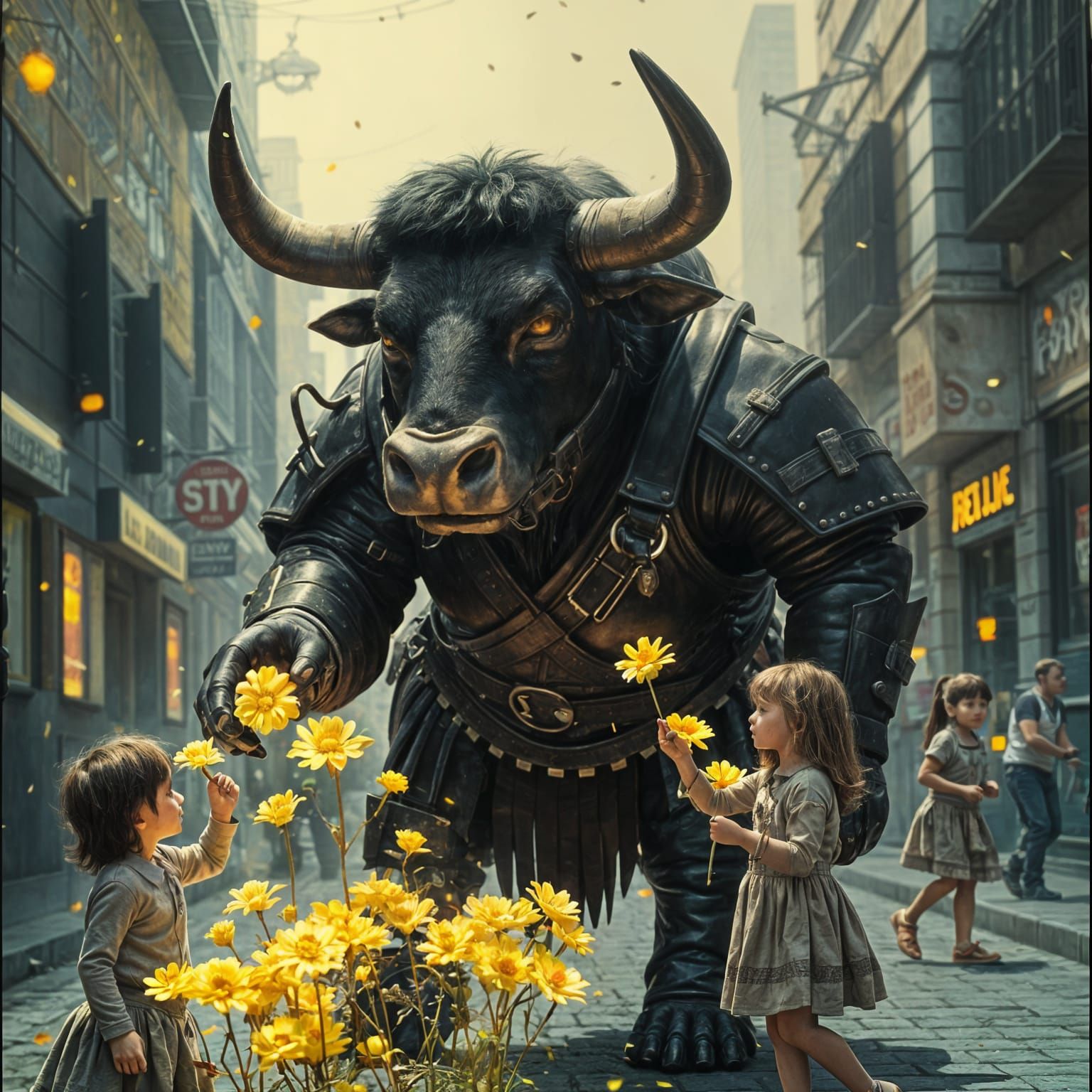 Whoever loves flowers cannot be a bad beast  by @Andre R