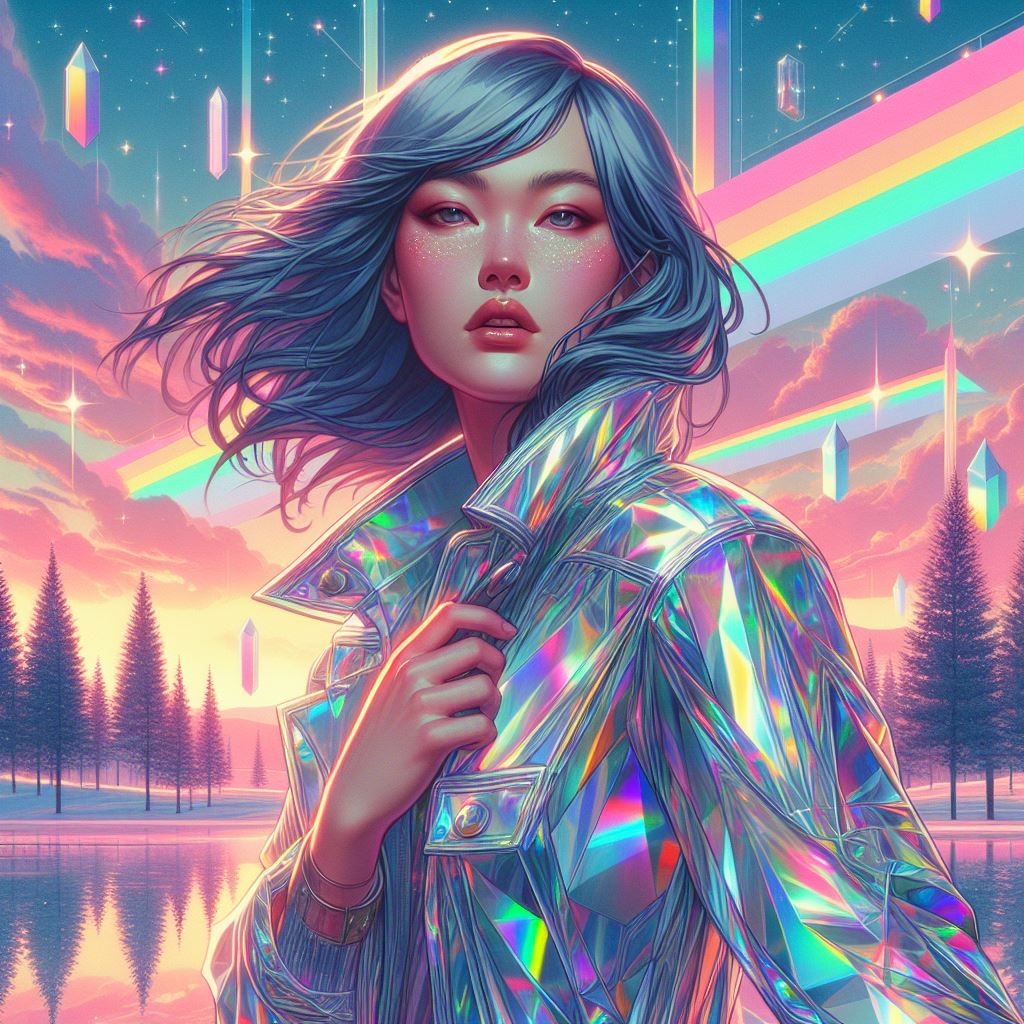 portrait compelling interpretation of hajime sorayama ice sc...