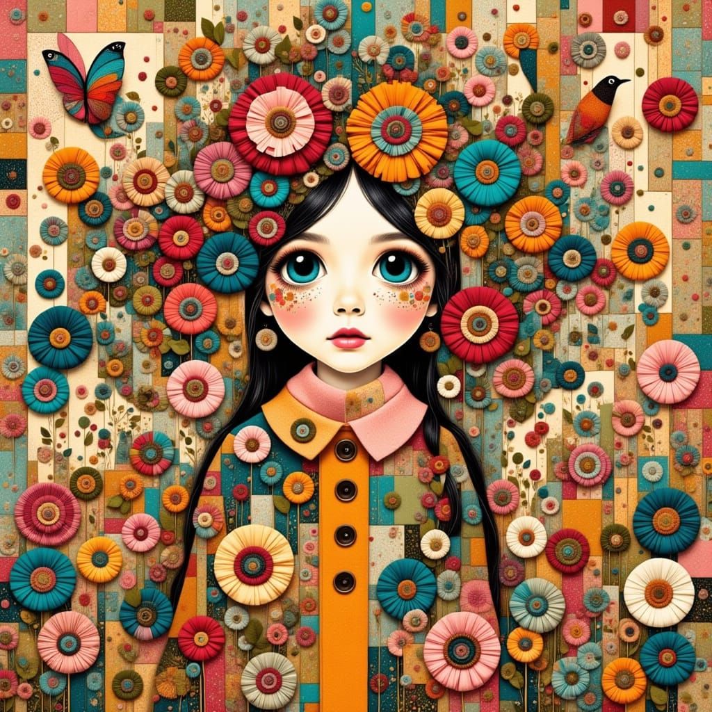 <lora:patchwork Hennie:1.0>