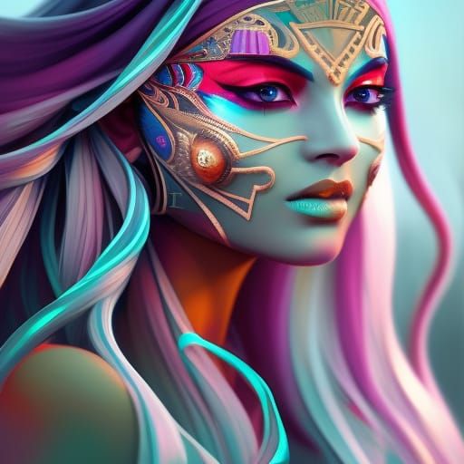 Venitian mask - AI Generated Artwork - NightCafe Creator