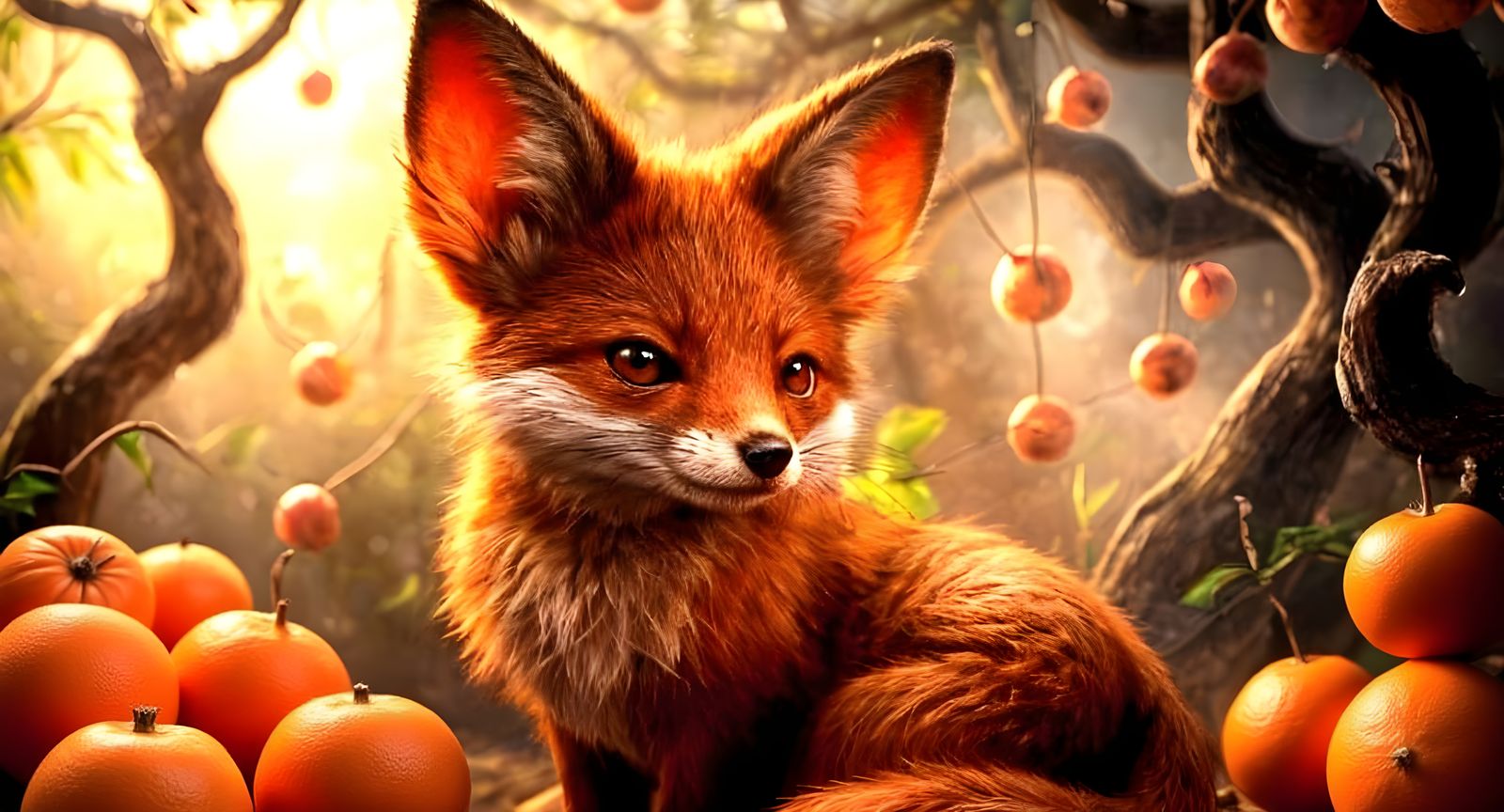 whimsical fox  by @Phersu