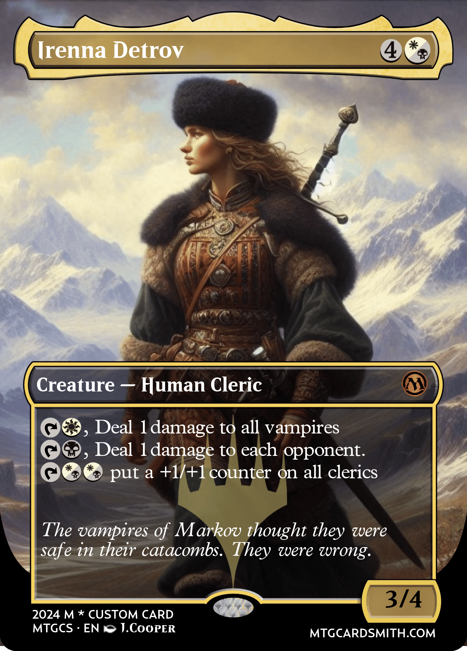 My own MTG Set - Irenna Detrov