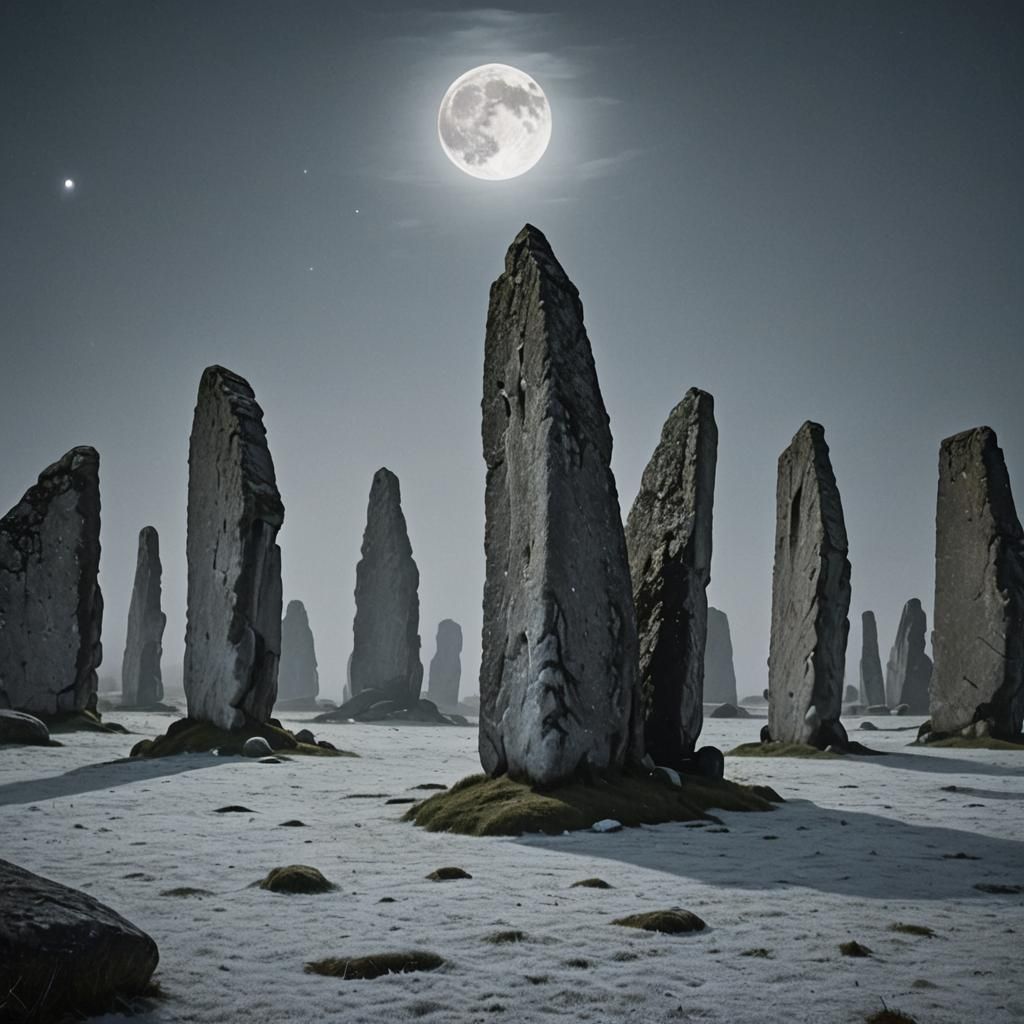 Curious apparitions have been sighted near ancient standing ...