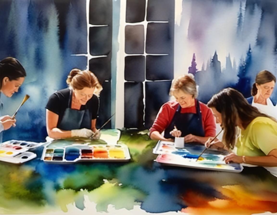 PROfessionals at Work, painter in studio