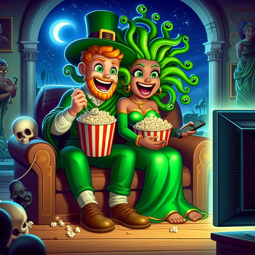 Medusa and St. Patrick, unlikely friends