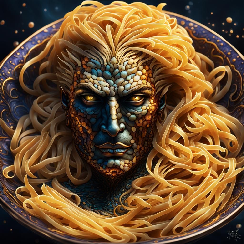 Ζυμαρικά, The Greek God of Pasta - AI Generated Artwork - NightCafe Creator