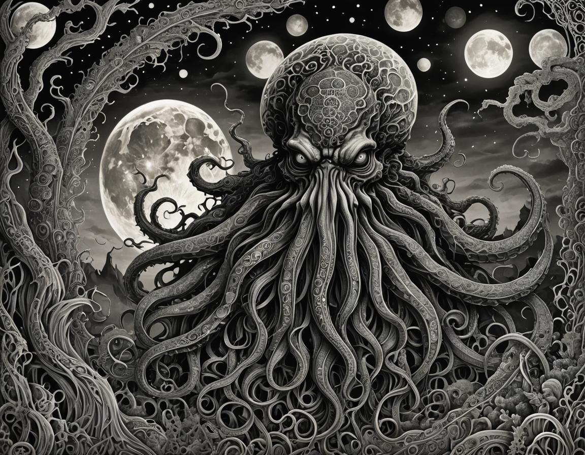 Cthulhu - AI Generated Artwork - NightCafe Creator