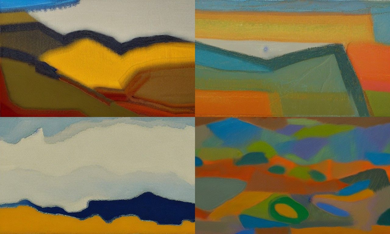 Landscape in the style of Objective abstraction