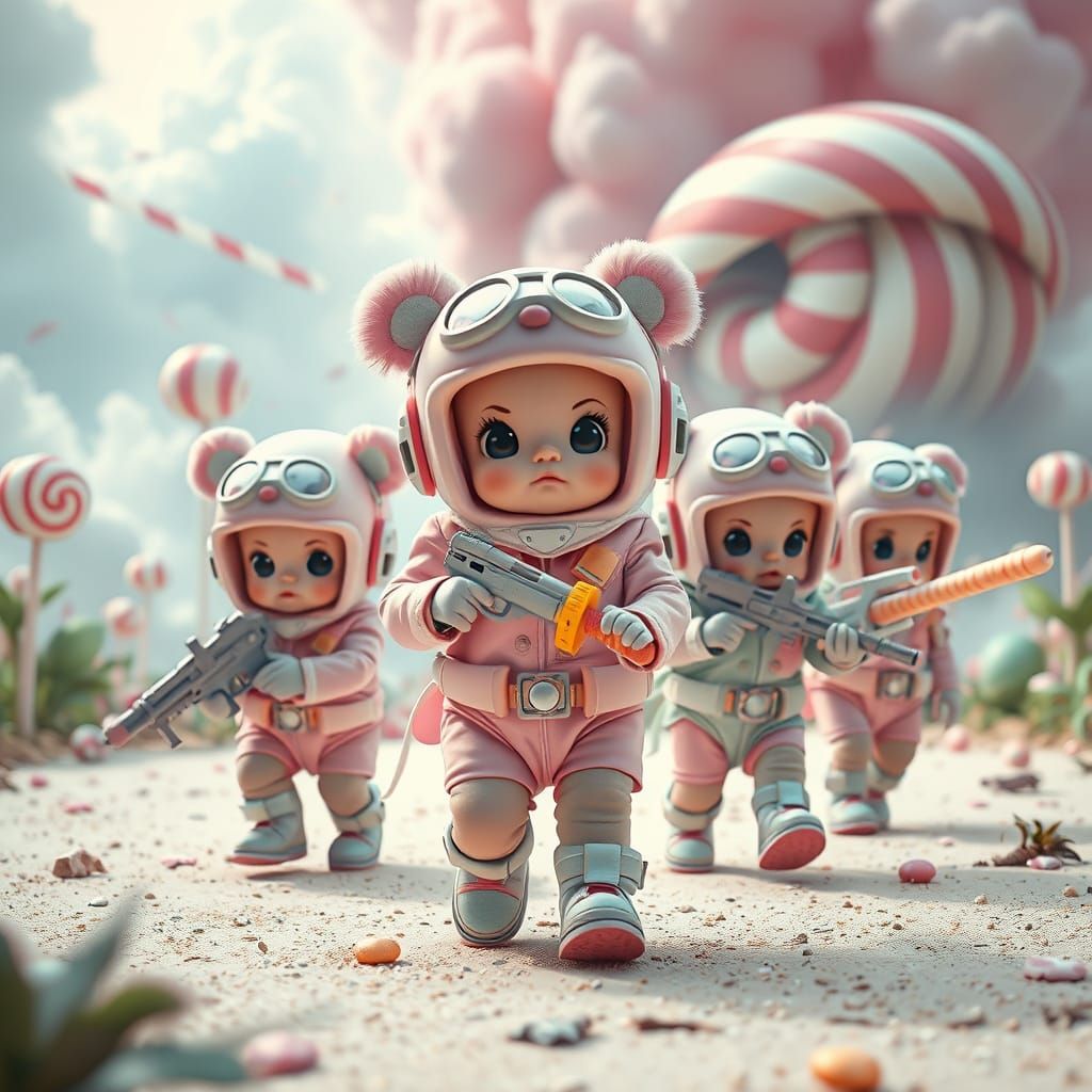 Kawaii Strike Force  by @Thomas Rouard