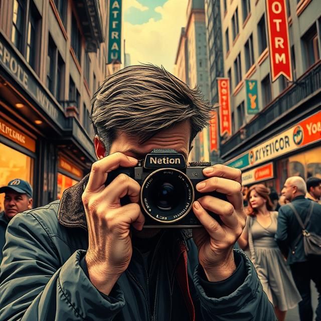 🏙️📸 Photographer Capturing City Life For today's "World Ph...